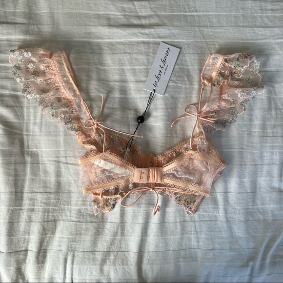 FLL x VS Emma Embroidered Bra NWT Size XXS - Picture 2 of 3